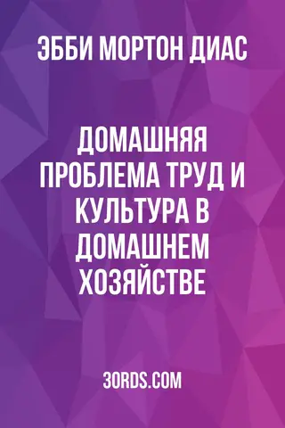 Обложка аудиокниги «Домашняя проблема: Труд и культура в домашнем хозяйстве»
