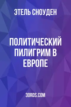 Обложка аудиокниги «Политический пилигрим в Европе»