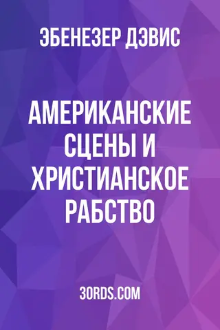 Обложка аудиокниги «Американские сцены и христианское рабство»