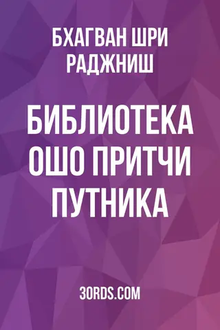 Обложка саммари книги «Библиотека Ошо: притчи путника»