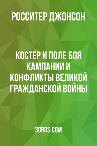 Обложка аудиокниги «Костер и поле боя: Кампании и конфликты Великой Гражданской войны»