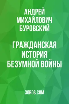 Обложка саммари книги «Гражданская история безумной войны»