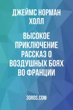 Обложка аудиокниги «Высокое приключение: Рассказ о воздушных боях во Франции»