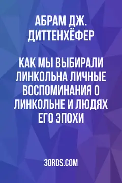 Обложка аудиокниги «Как мы выбирали ЛинкольнА: Личные воспоминания о Линкольне и людях его эпохи»