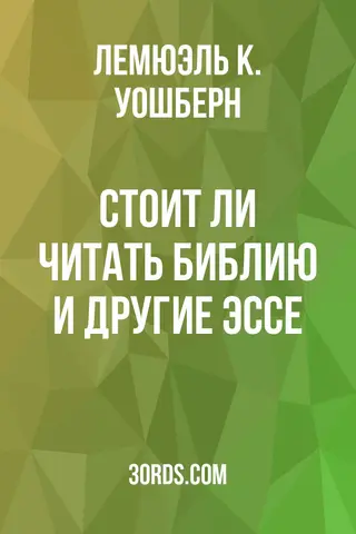 Обложка аудиокниги «Стоит ли читать Библию и другие эссе»