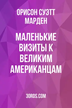 Обложка аудиокниги «Маленькие визиты к великим американцам»