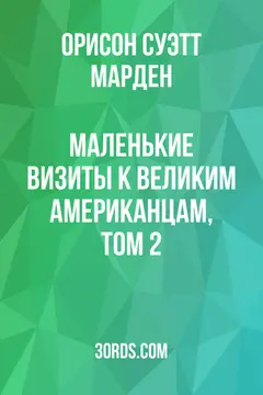Обложка аудиокниги «Маленькие визиты к великим американцам, том 2»