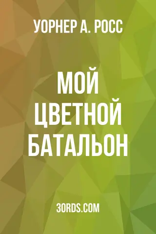 Обложка аудиокниги «Мой цветной батальон»