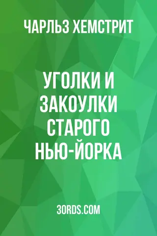 Обложка аудиокниги «Уголки и закоулки старого Нью-Йорка»