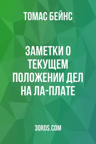 Обложка аудиокниги «Заметки о текущем положении дел на Ла-Плате»