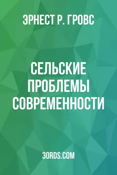 Обложка аудиокниги «Сельские проблемы современности»