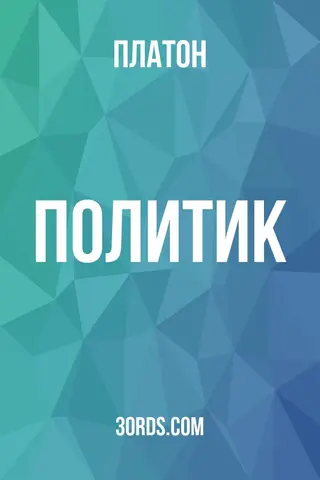 Обложка аудиокниги «Политик»