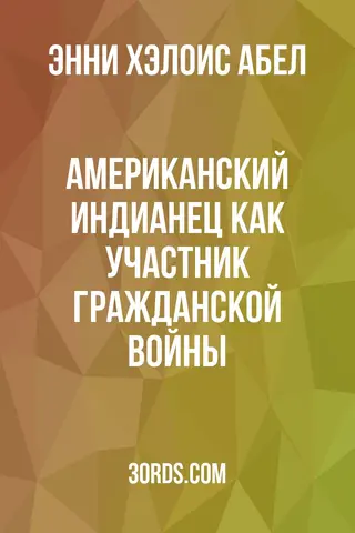 Обложка аудиокниги «Американский индианец как участник Гражданской войны»
