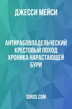 Обложка аудиокниги «Антирабовладельческий крестовый поход: Хроника нарастающей бури»