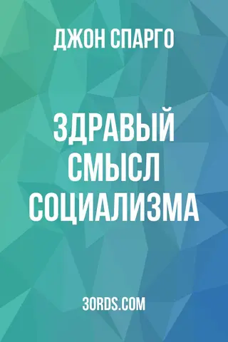Обложка аудиокниги «Здравый смысл социализма»