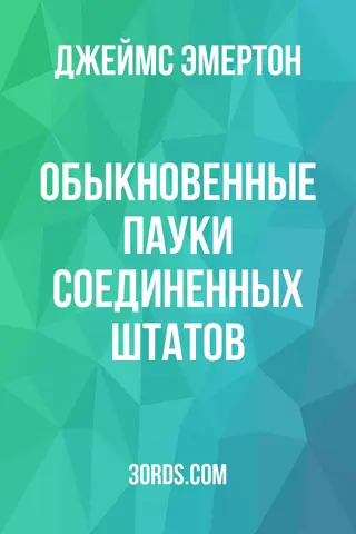 Обложка аудиокниги «Обыкновенные пауки Соединенных Штатов»