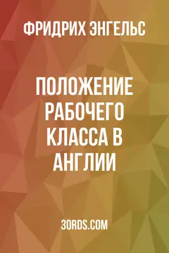 Обложка аудиокниги «Положение рабочего класса в Англии»