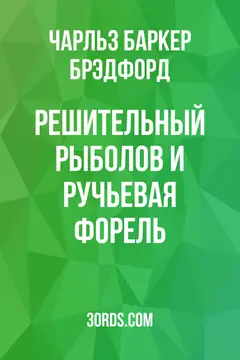 Обложка аудиокниги «Решительный рыболов и ручьевая форель»