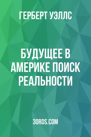 Обложка аудиокниги «Будущее в Америке: Поиск реальности»