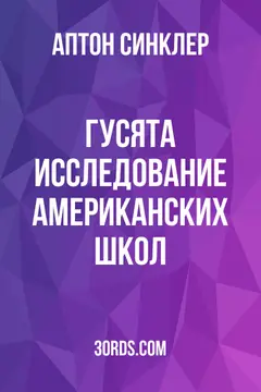Обложка аудиокниги «Гусята: Исследование американских школ»