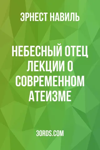 Обложка аудиокниги «Небесный Отец: Лекции о современном атеизме»