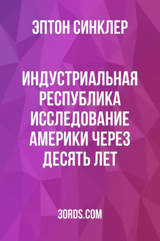 Обложка аудиокниги «Индустриальная республика: исследование Америки через десять лет»