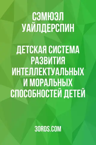 Обложка аудиокниги «Детская система развития интеллектуальных и моральных способностей детей»