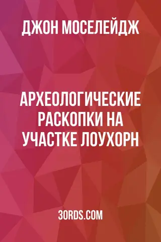Обложка аудиокниги «Археологические раскопки на участке Лоухорн»