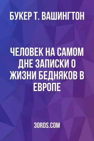 Обложка аудиокниги «Человек на самом дне: Записки о жизни бедняков в Европе»