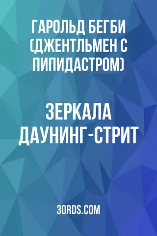 Обложка аудиокниги «Зеркала Даунинг-стрит»