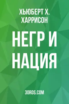 Обложка аудиокниги «Негр и нация»