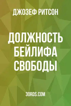 Обложка аудиокниги «Должность бейлифа свободы»