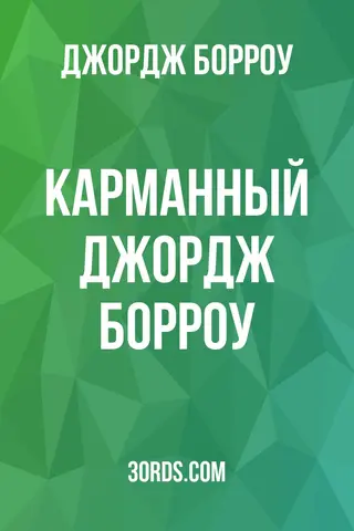 Обложка аудиокниги «Карманный Джордж Борроу»