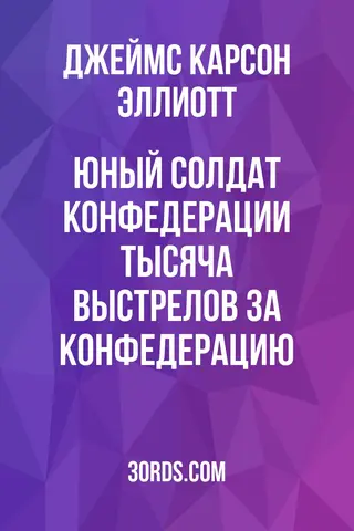 Обложка аудиокниги «Юный солдат Конфедерации: Тысяча выстрелов за Конфедерацию»