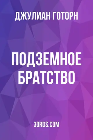 Обложка аудиокниги «Подземное братство»