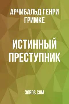 Обложка аудиокниги «Истинный преступник»