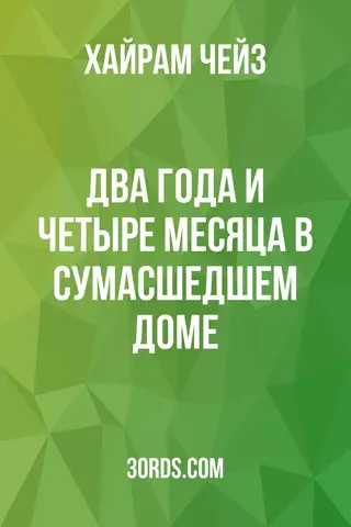 Обложка аудиокниги «Два года и четыре месяца в сумасшедшем доме»