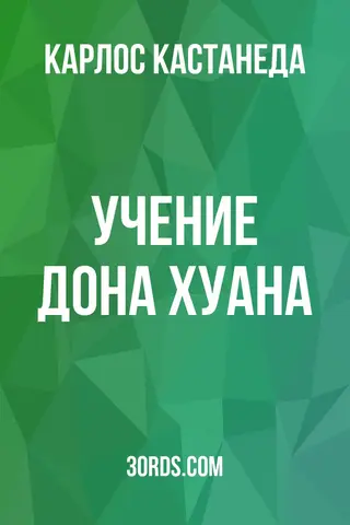 Обложка саммари книги «Учение дона Хуана»