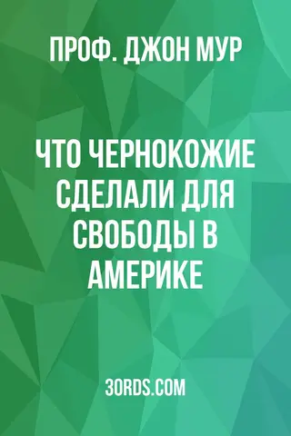 Обложка аудиокниги «Что чернокожие сделали для свободы в Америке»