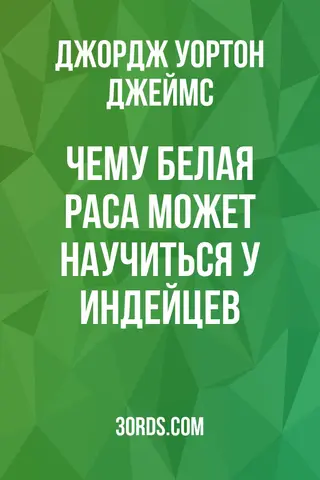 Обложка аудиокниги «Чему белая раса может научиться у индейцев»