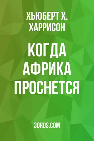 Обложка аудиокниги «Когда Африка проснется»