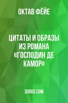 Обложка аудиокниги «Цитаты и образы из романа «Господин де Камор»»