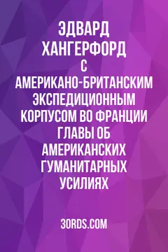 Обложка аудиокниги «С американо-британским экспедиционным корпусом во Франции: Главы об американских гуманитарных усилиях»