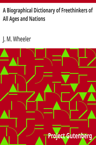 Cover of the audiobook “A Biographical Dictionary of Freethinkers of All Ages and Nations”