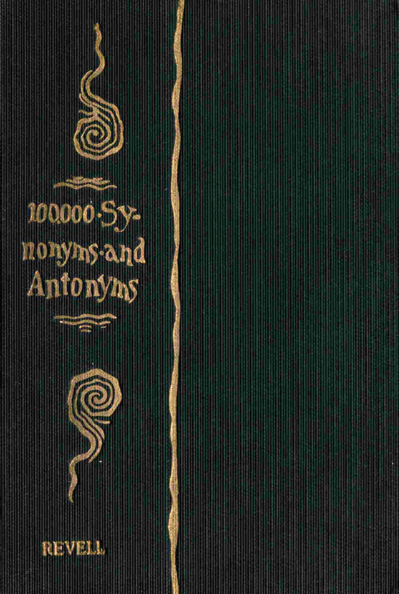 Cover of the audiobook “A Complete Dictionary of Synonyms and Antonyms”