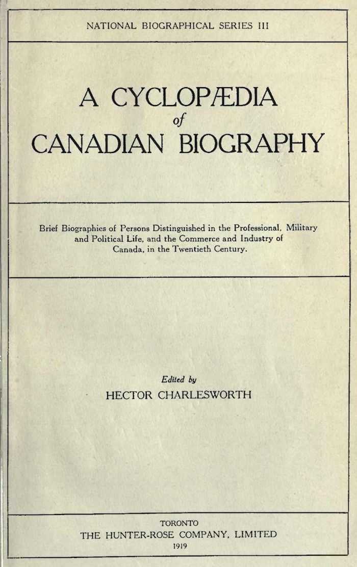 Cover of the audiobook “A Cyclopædia of Canadian Biography”