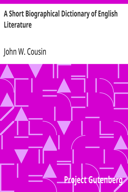 Cover of the audiobook “A Short Biographical Dictionary of English Literature”