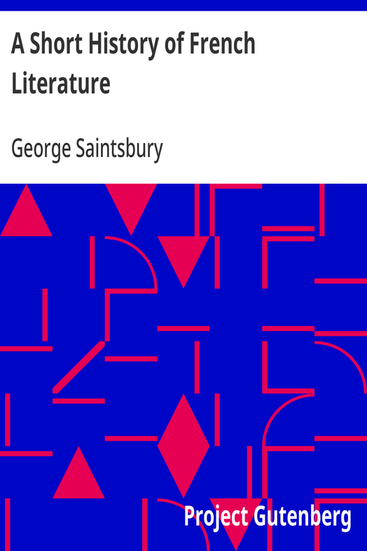 Cover of the audiobook “A Short History of French Literature”