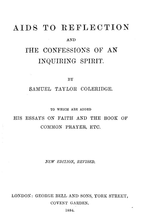Cover of the audiobook “Aids to Reflection; and, The Confessions of an Inquiring Spirit”
