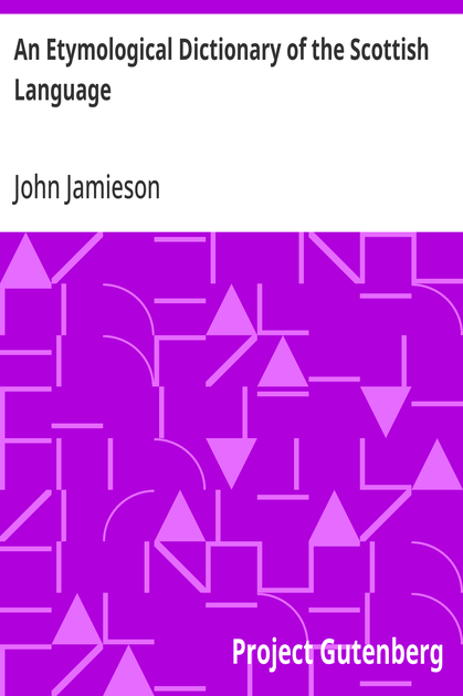 Cover of the audiobook “An Etymological Dictionary of the Scottish Language”